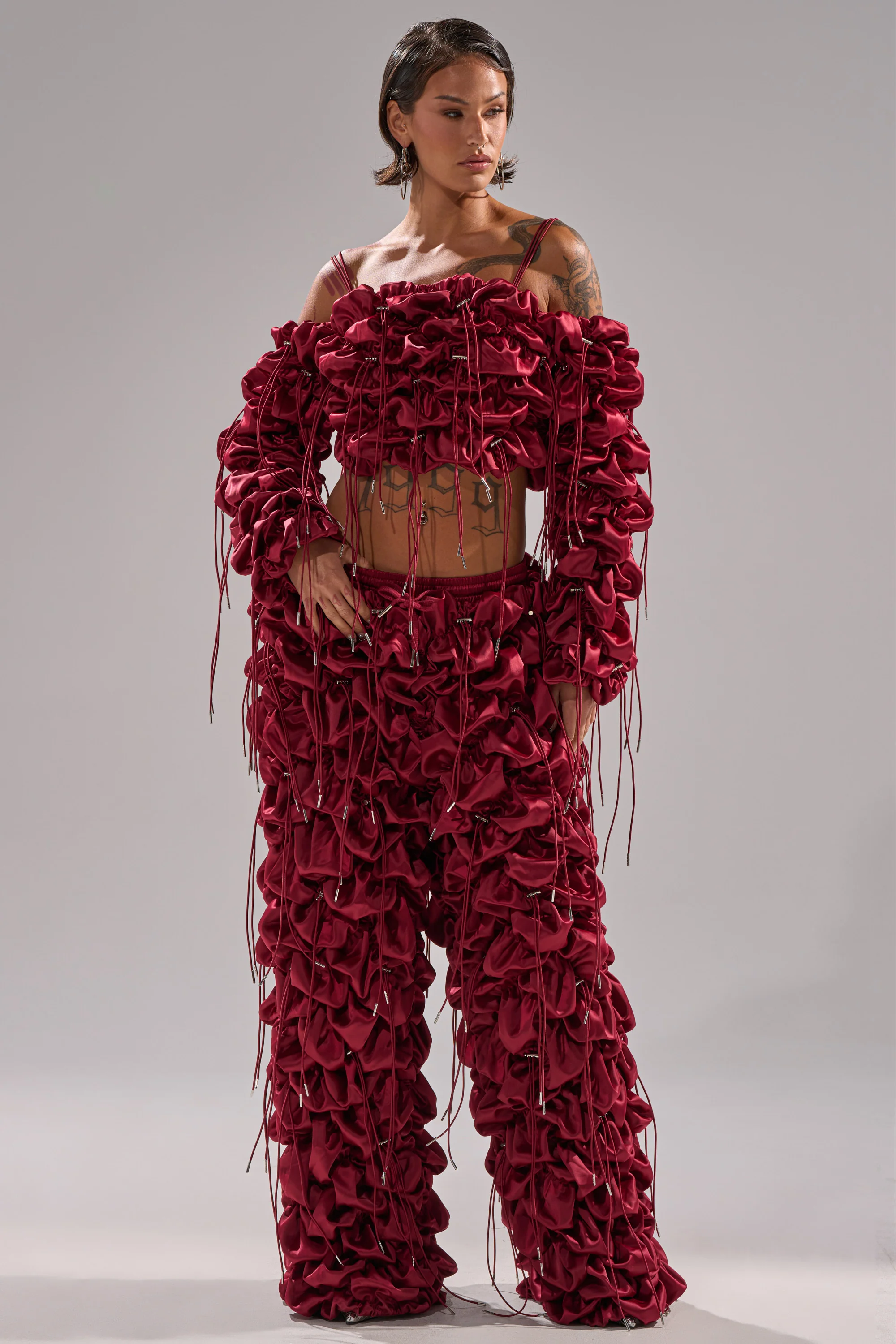FEELING FUNKY TIE BLOUSE - Image 6