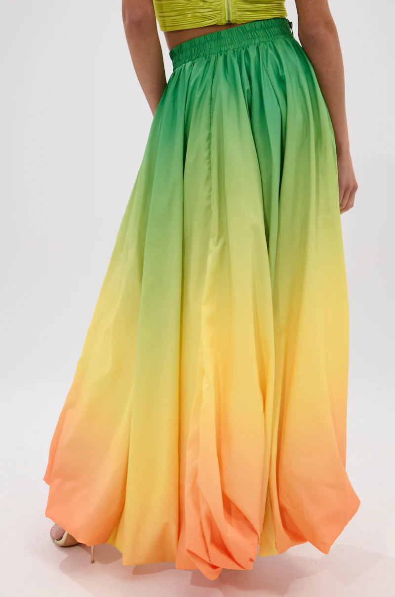FEELING LUCKY HIGH LOW MAXI SKIRT - Image 5