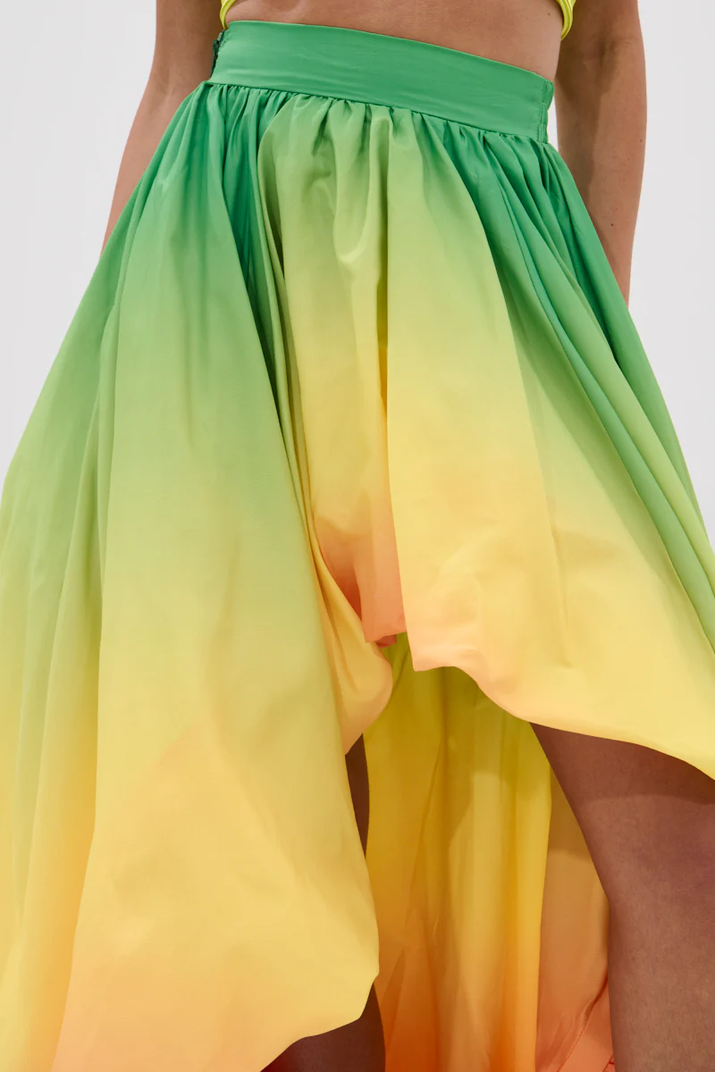FEELING LUCKY HIGH LOW MAXI SKIRT - Image 8