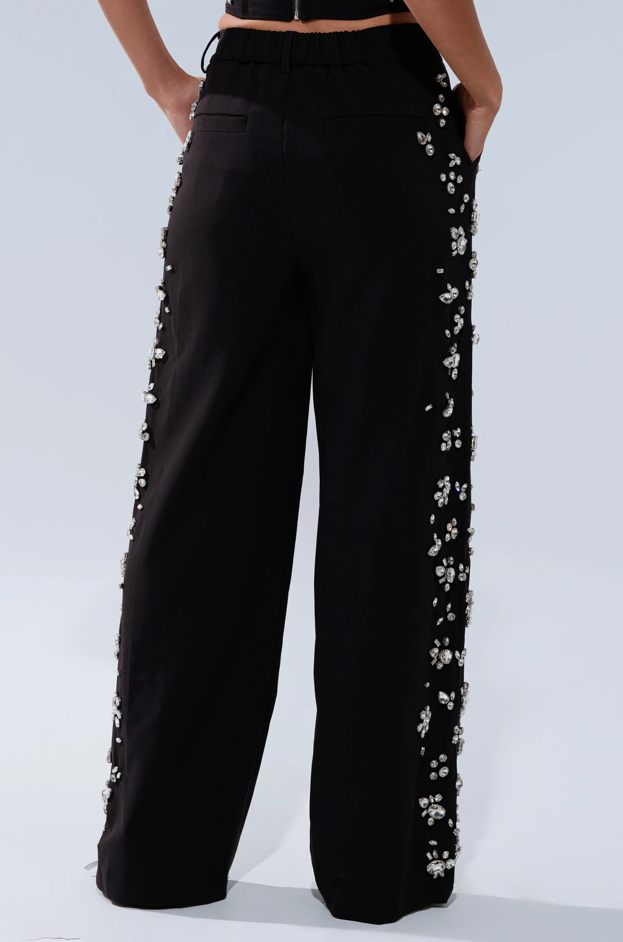 FEELING RICH TROUSER WITH RHINESTONE - Image 5