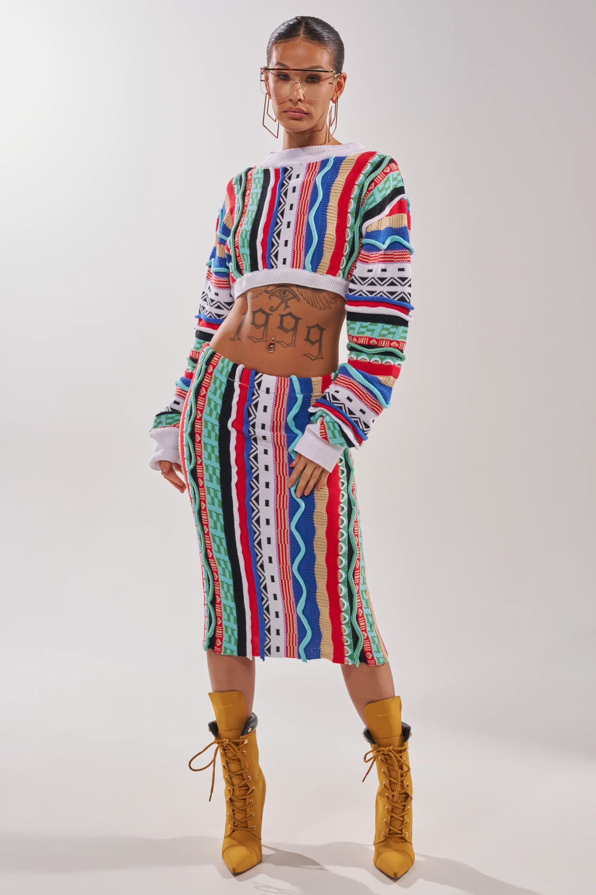 FEELING THE VIBES CROP SWEATER - Image 9