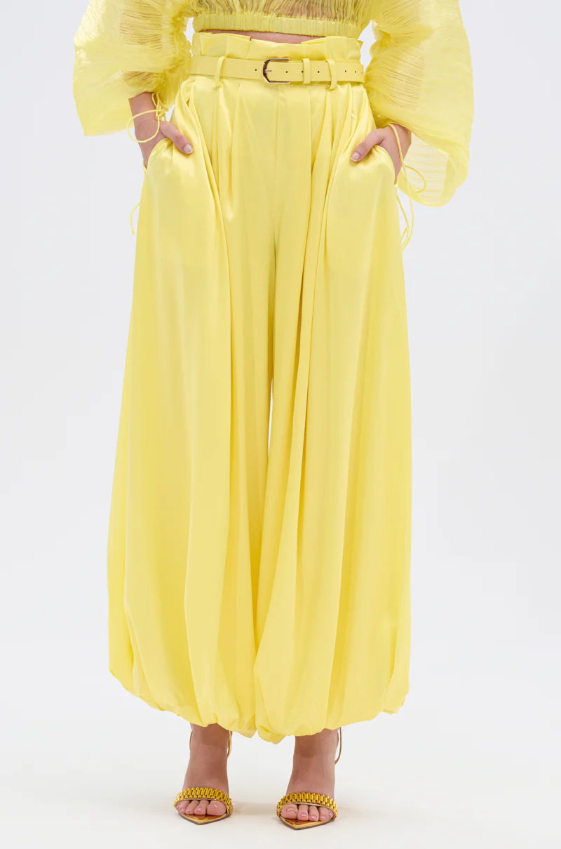 FEELING WILD BELTED BALLOON PANT - Image 3