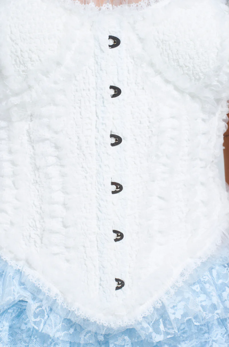FEELS RIGHT FLUFFY TRIM CORSET TOP - Image 6