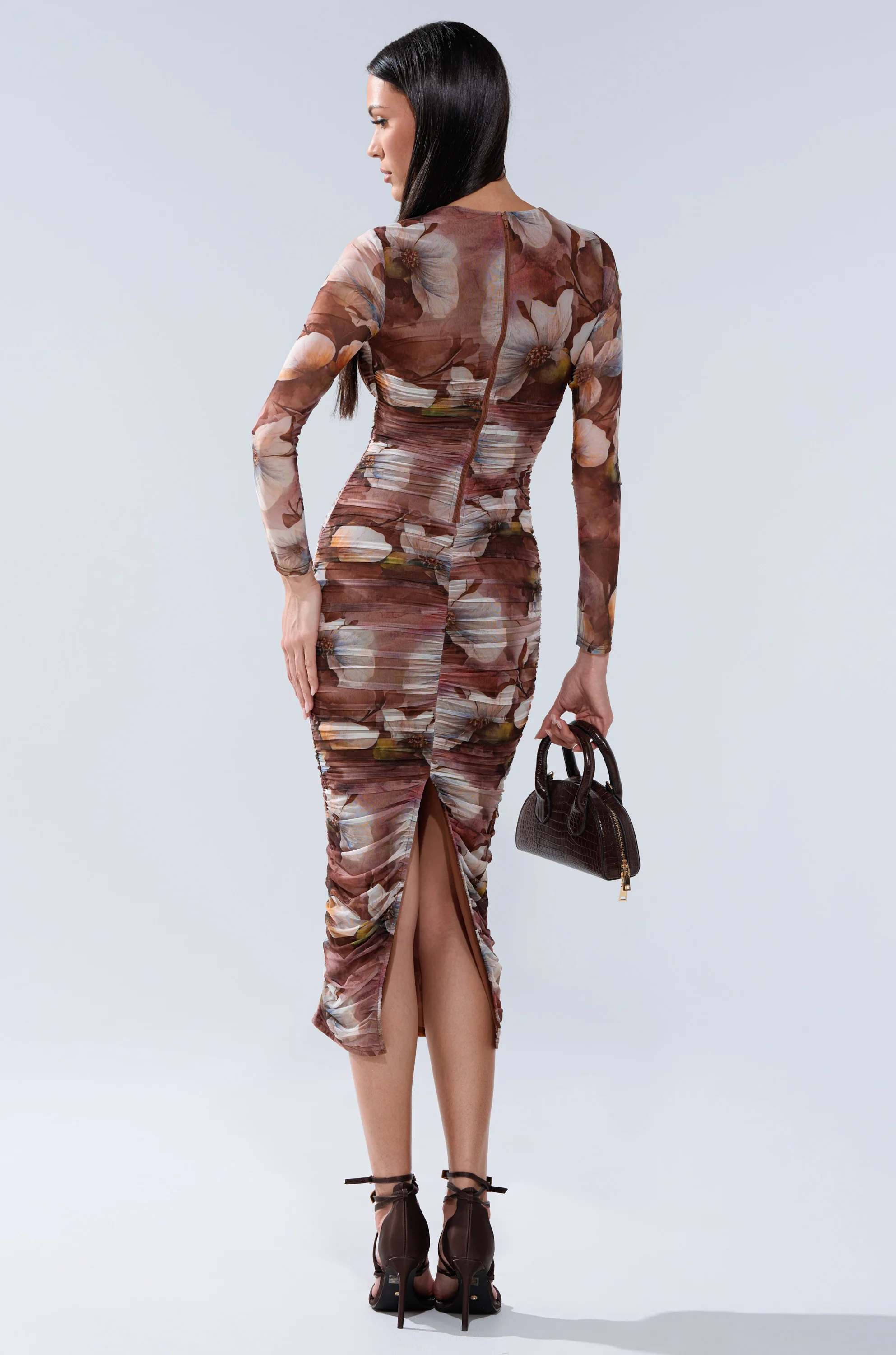 FELT CUTE PRINTED MIDI DRESS - Image 5