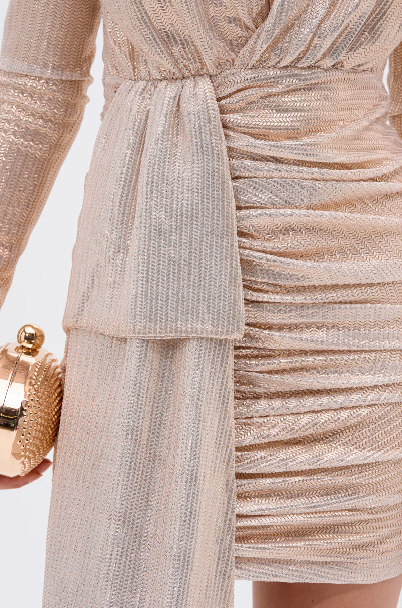 FELT CUTE RUCHED MINI DRESS - Image 6