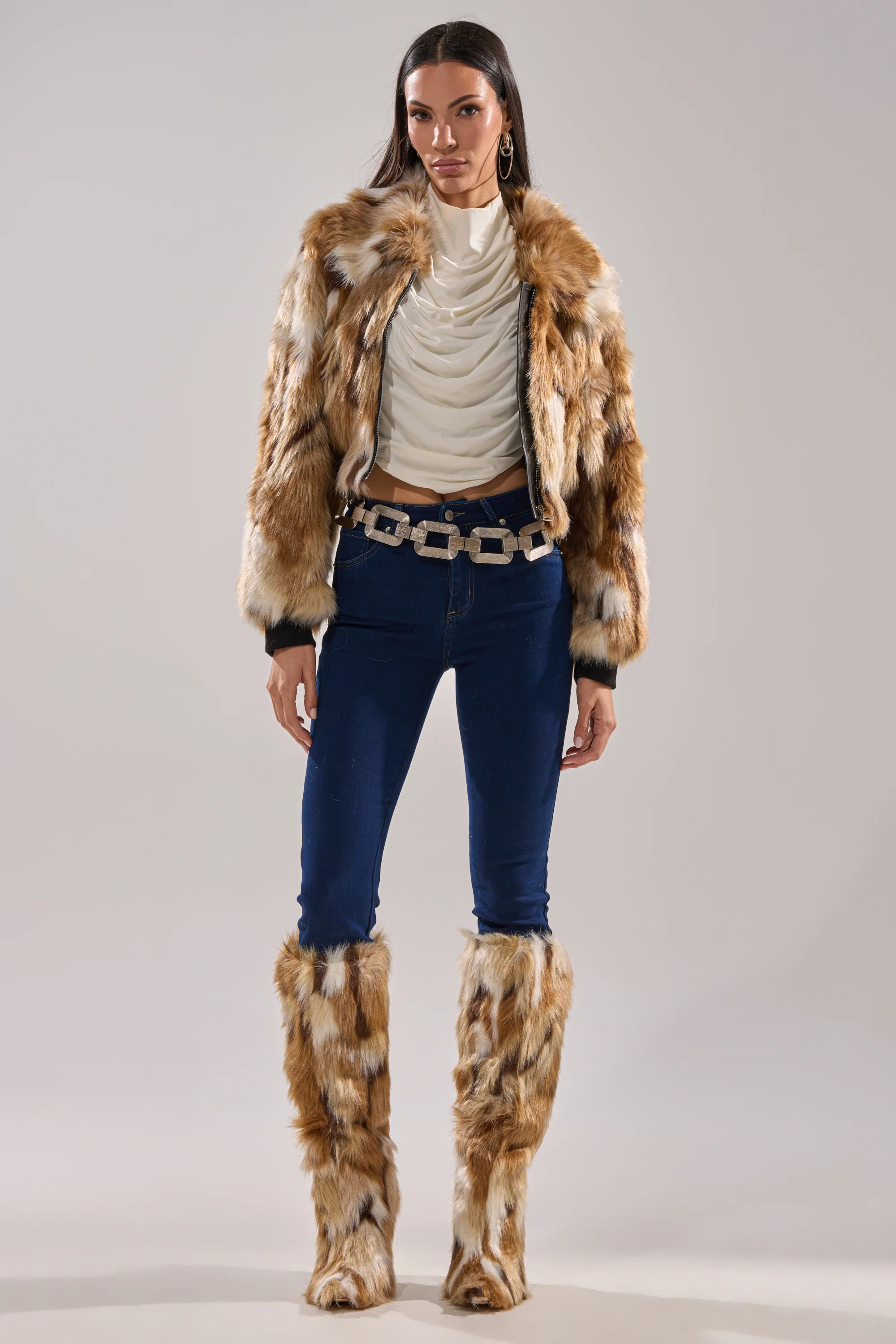 FENNEC FAUX FUR BOMBER - Image 8