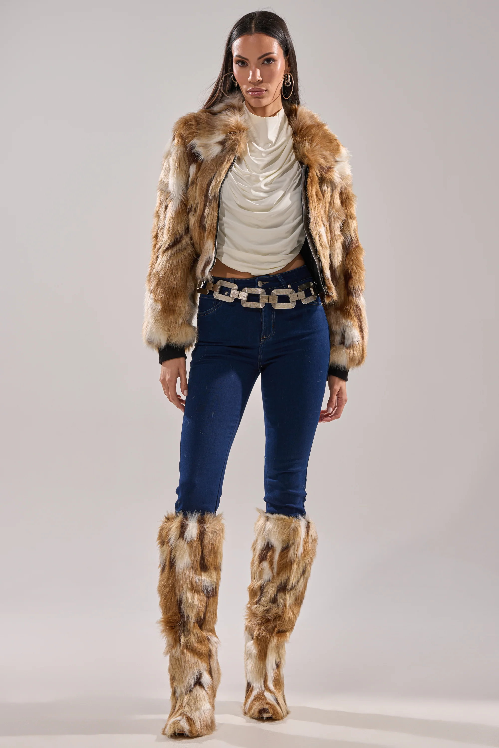 FENNEC FAUX FUR BOMBER - Image 9