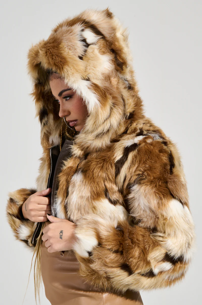FENNEC FAUX FUR BOMBER - Image 3
