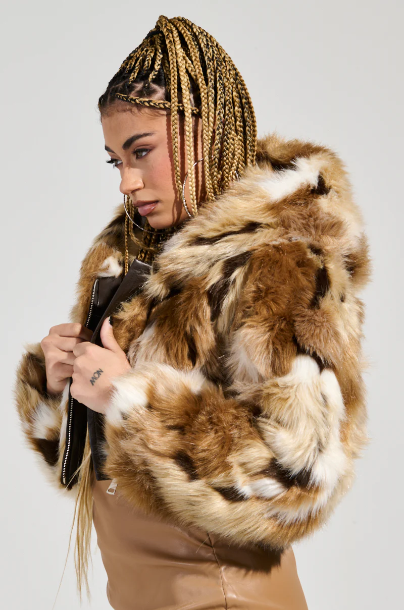 FENNEC FAUX FUR BOMBER - Image 4