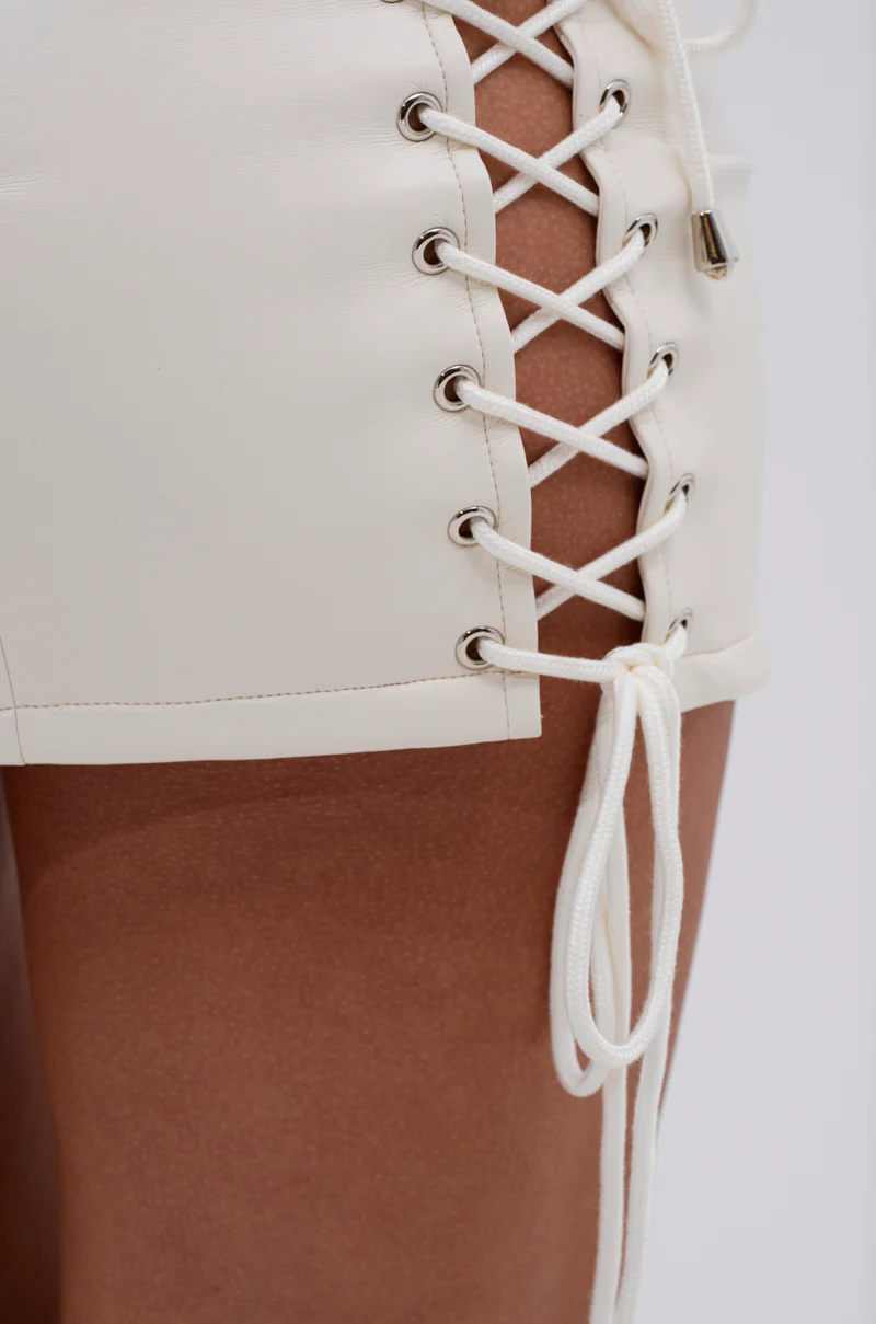 FESTIVAL GIRLY LACE UP MINI SKIRT - Image 9