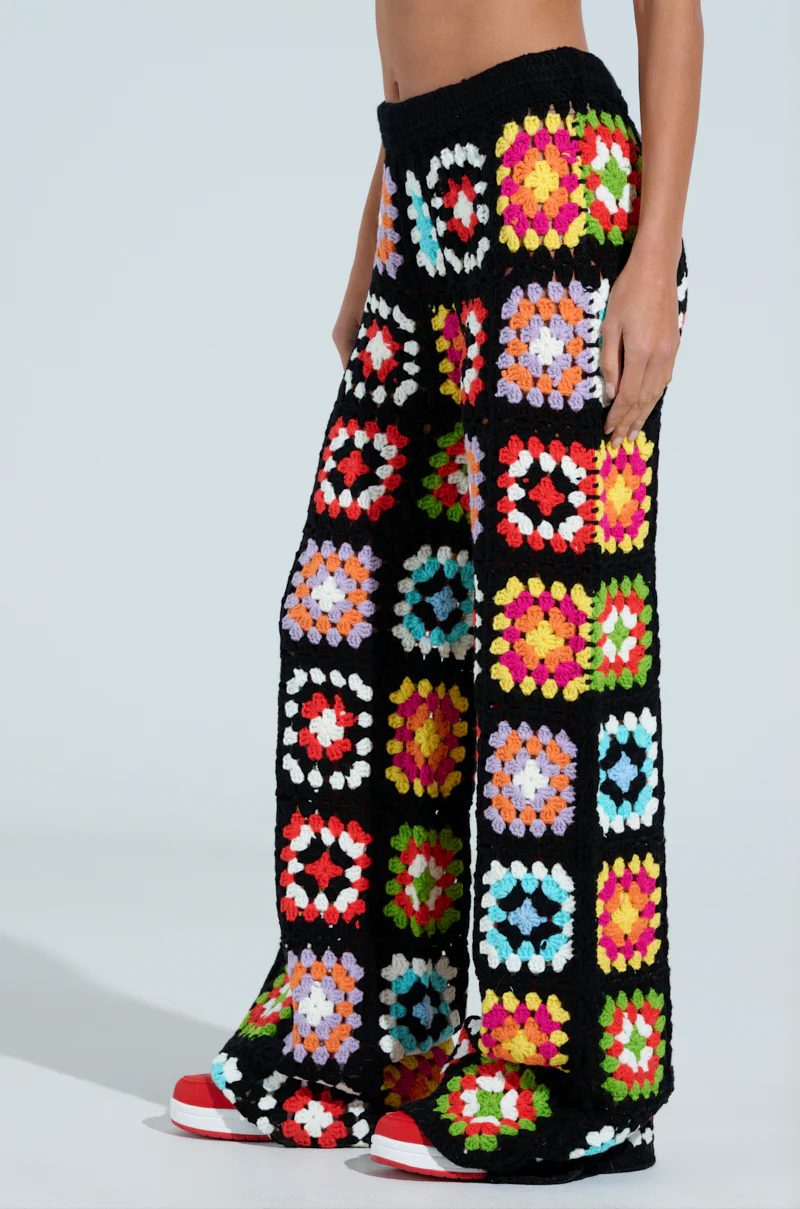 FESTIVAL GIRLY OVERSIZED CROCHET PANT - Image 3