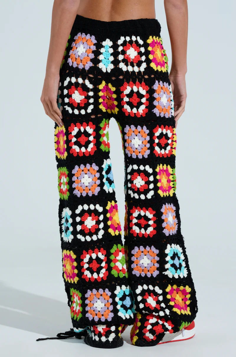 FESTIVAL GIRLY OVERSIZED CROCHET PANT - Image 4