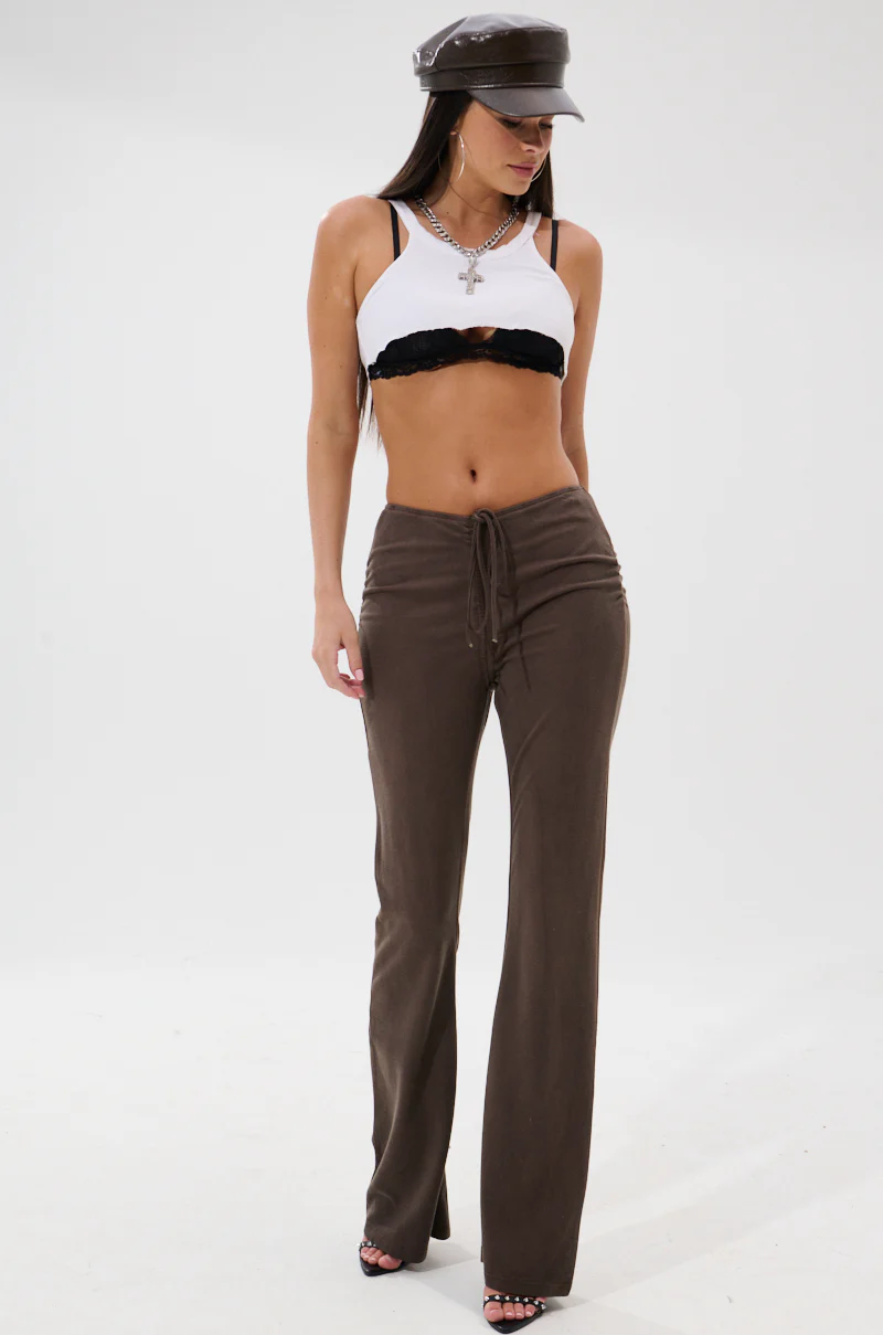 FESTIVAL LOW RISE RUCHED FLARE LEGGING - Image 7
