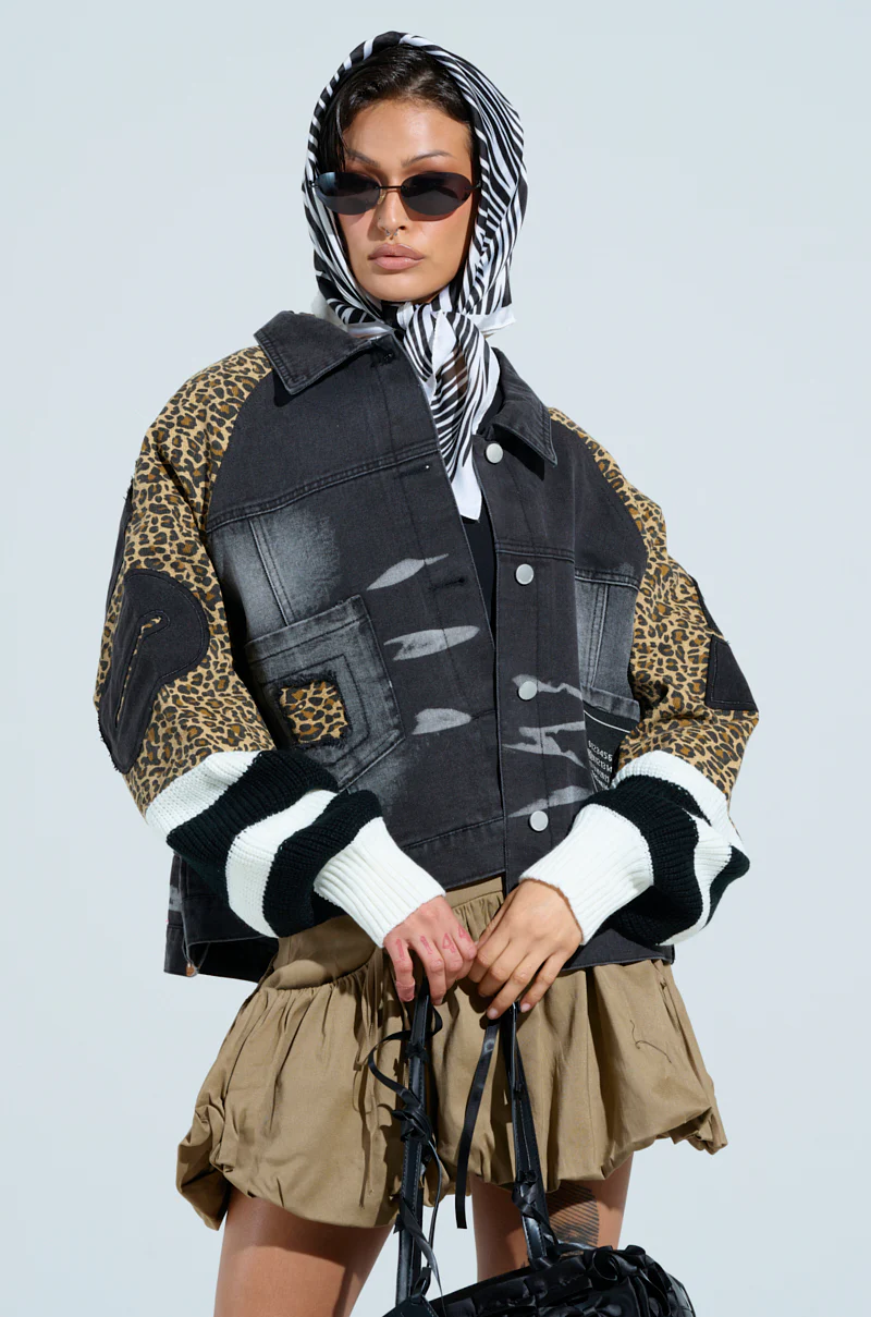 FIERCE CHEETAH BOMBER JACKET - Image 2