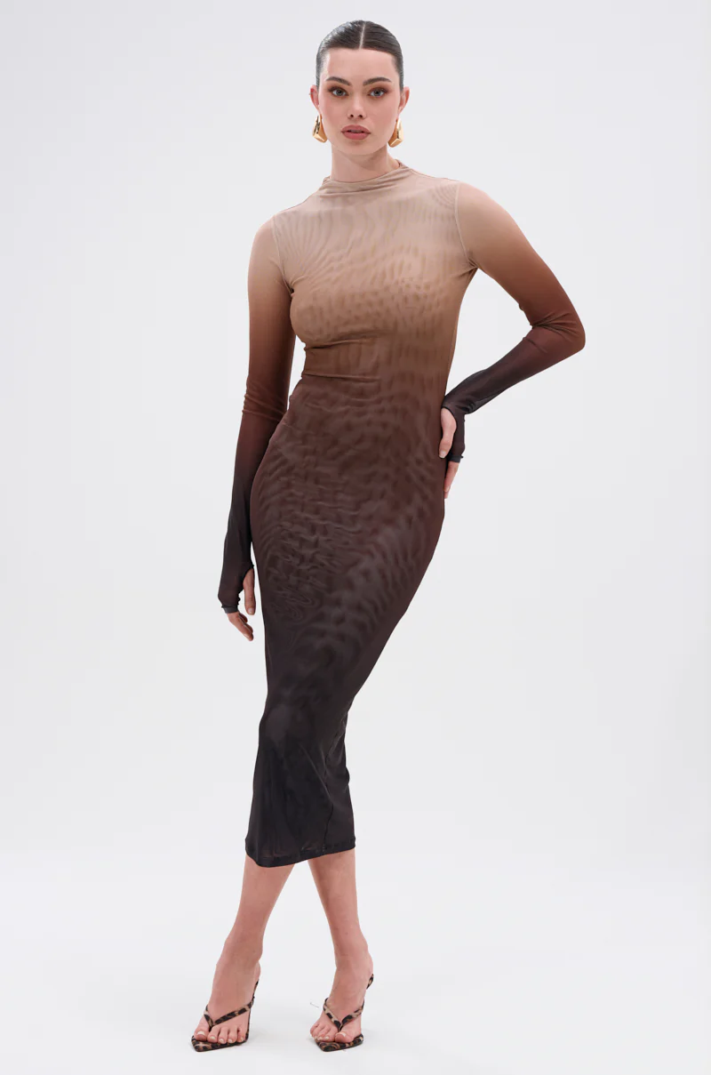 FIFTY SHADES OMBRE MIDI DRESS - Image 3