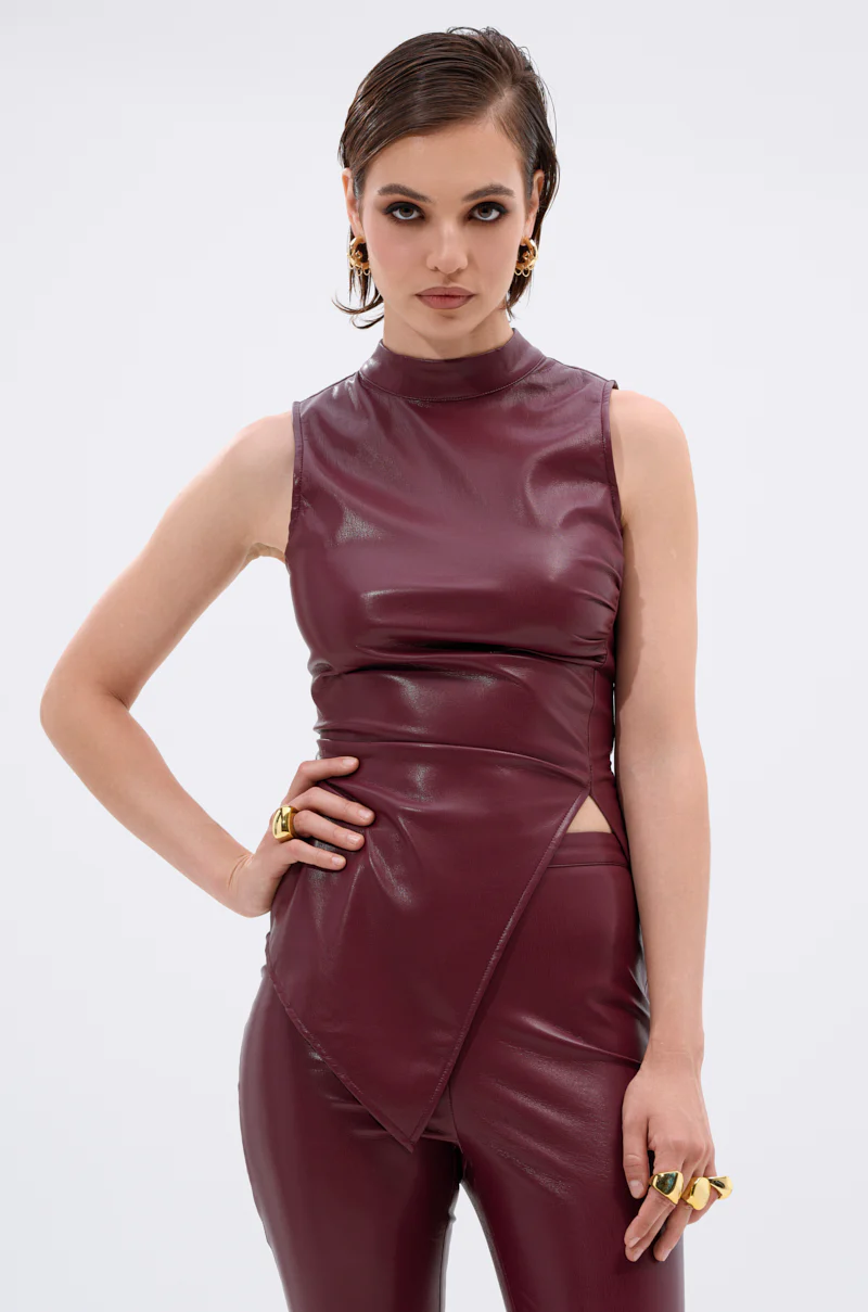 FIRE SQUAD BURGUNDY BLOUSE - Image 4