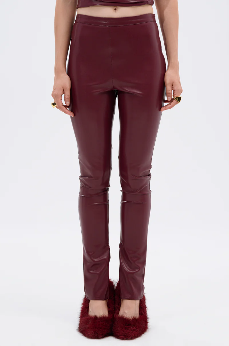 FIRE SQUAD BURGUNDY LEGGING - Image 5
