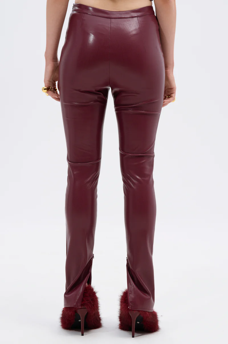 FIRE SQUAD BURGUNDY LEGGING - Image 7