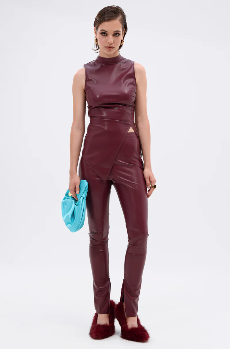 FIRE SQUAD BURGUNDY LEGGING - Image 8