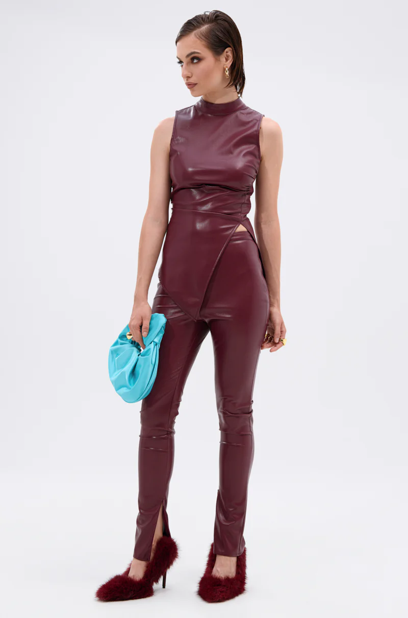 FIRE SQUAD BURGUNDY LEGGING - Image 9