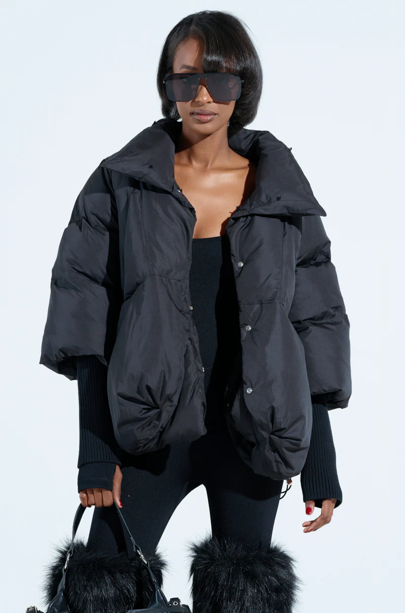 FIRESIDE FUR TRIM PUFFER - Image 3