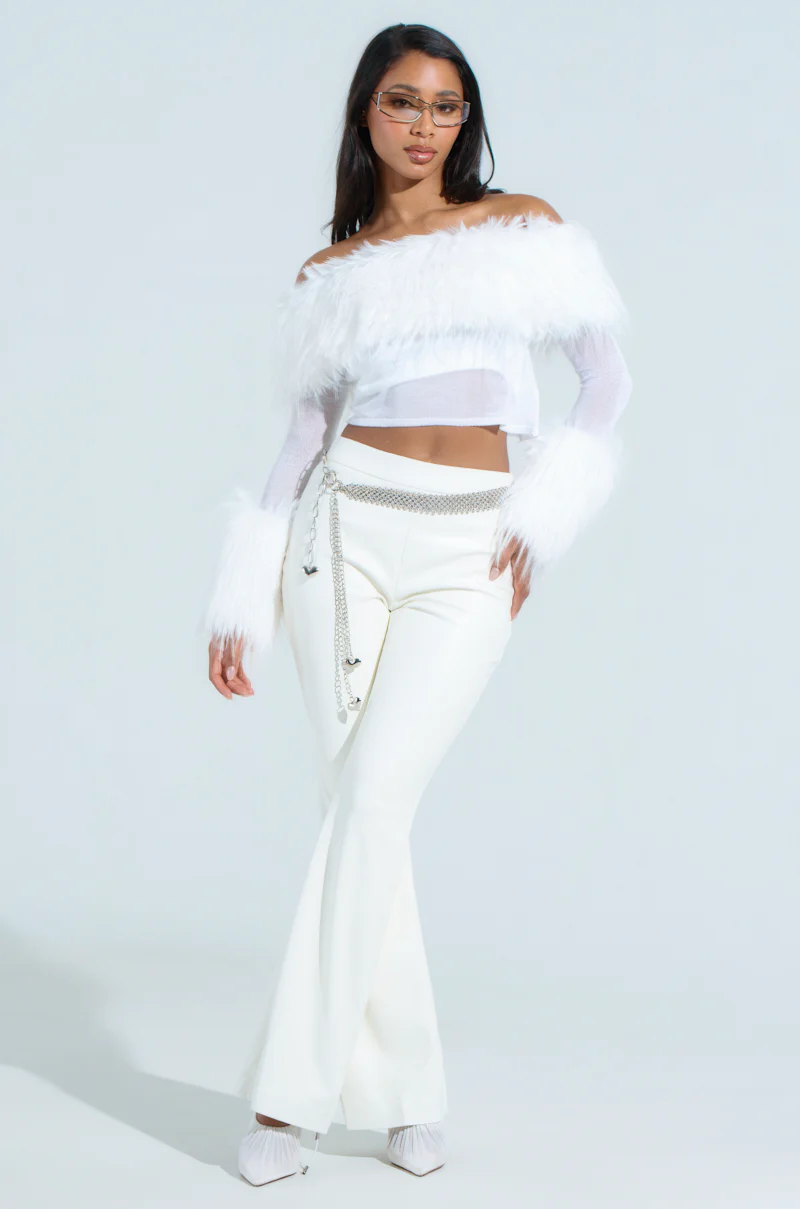 FLASHING LIGHT FAUX LEATHER PANT - Image 4