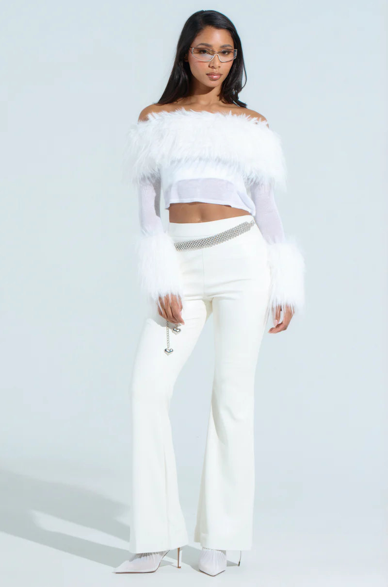 FLASHING LIGHT FAUX LEATHER PANT - Image 5