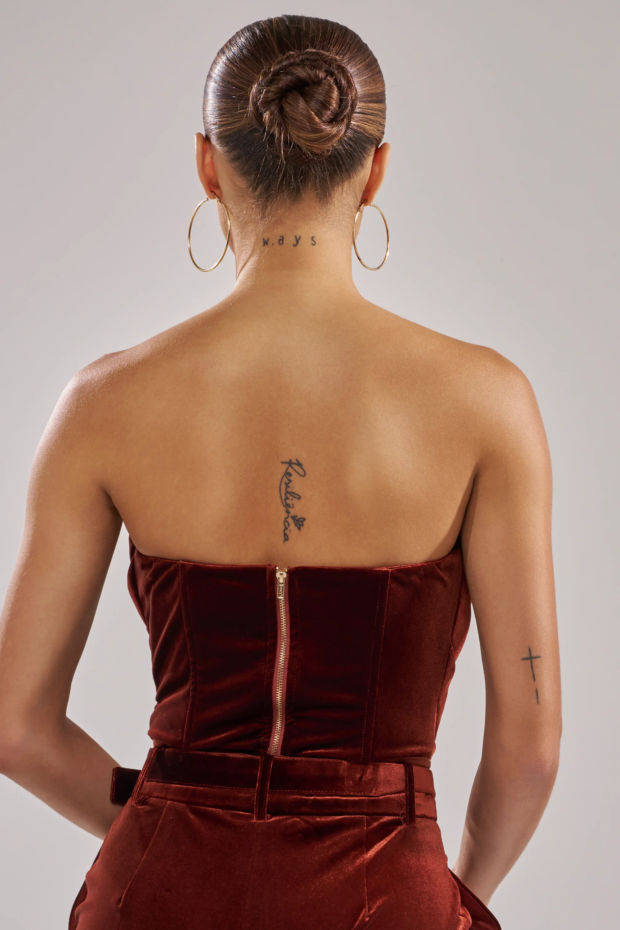 FLASHING LIGHTS VELVET CORSET - Image 3