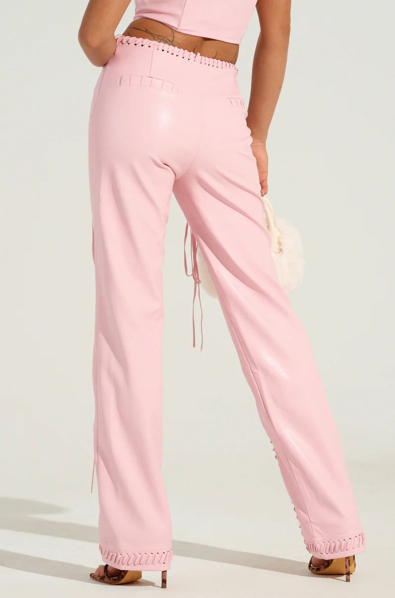 FLASHING LIGHTS FAUX LEATHER PANT - Image 4