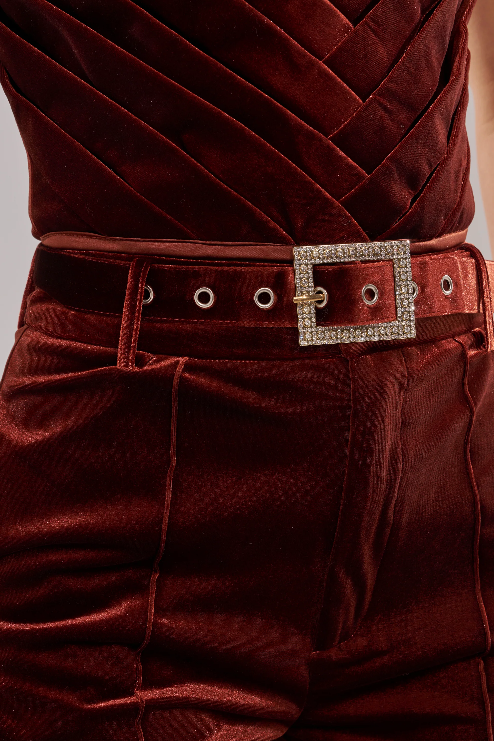 FLASHING LIGHTS VELVET TROUSER - Image 8