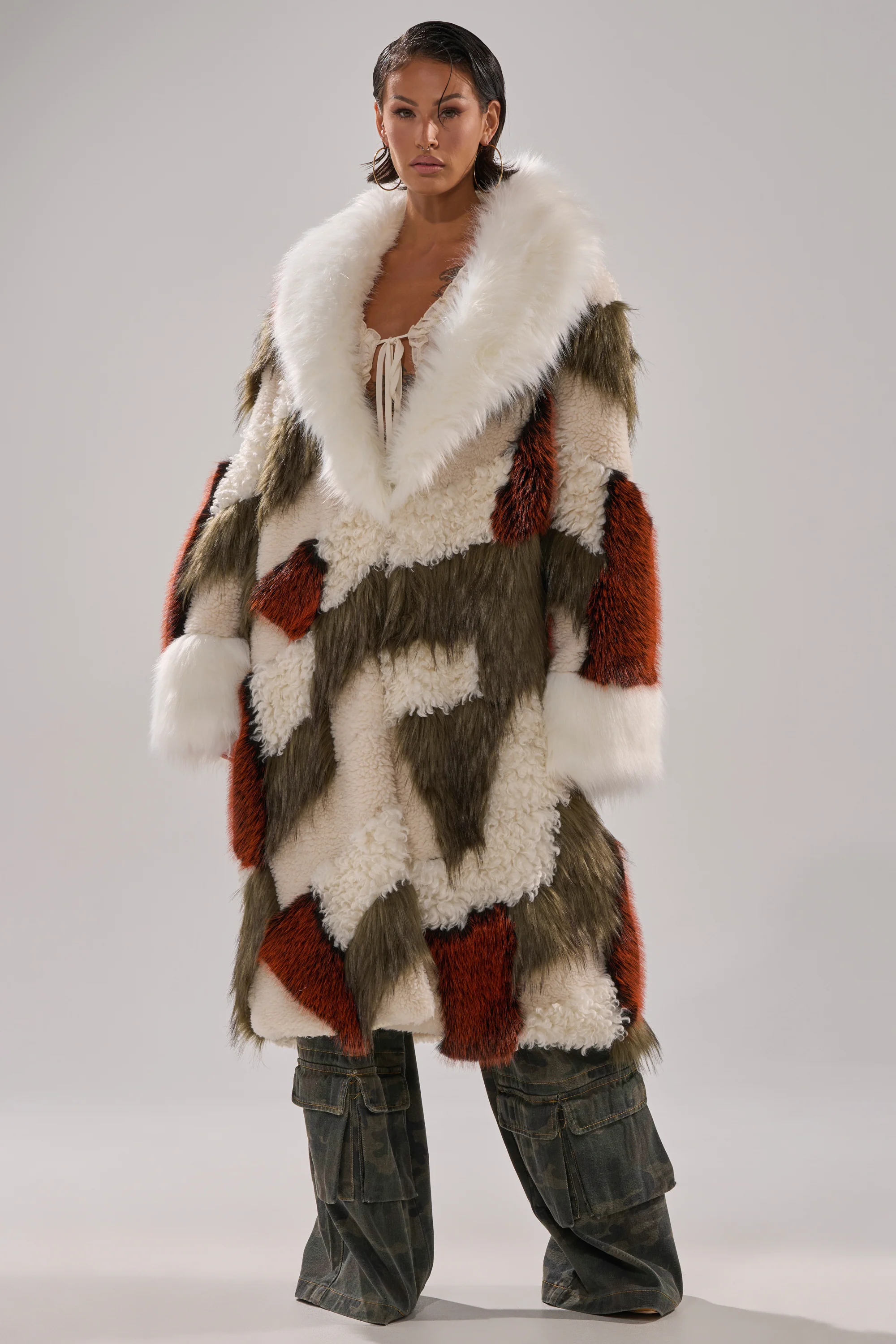 FLEUR PATCHWORK FAUX FUR - Image 5
