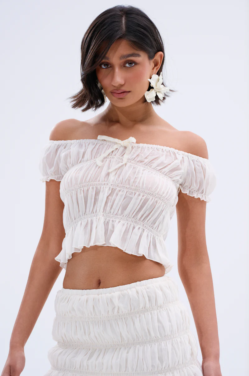 FLIRT WITH ME OFF THE SHOULDER BLOUSE - Image 2