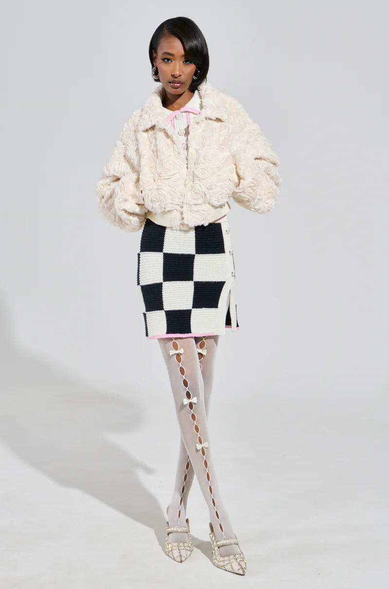 FLORA TEXTURED BOMBER - Image 7