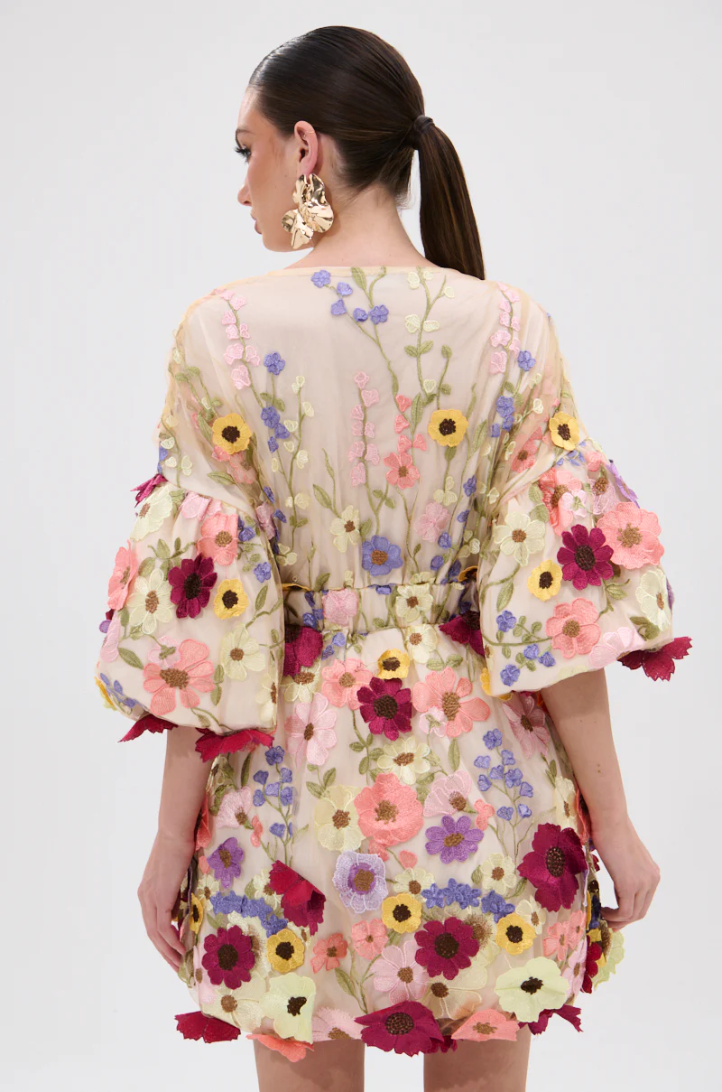 FLORAL BABY MINI DRESS - Image 5
