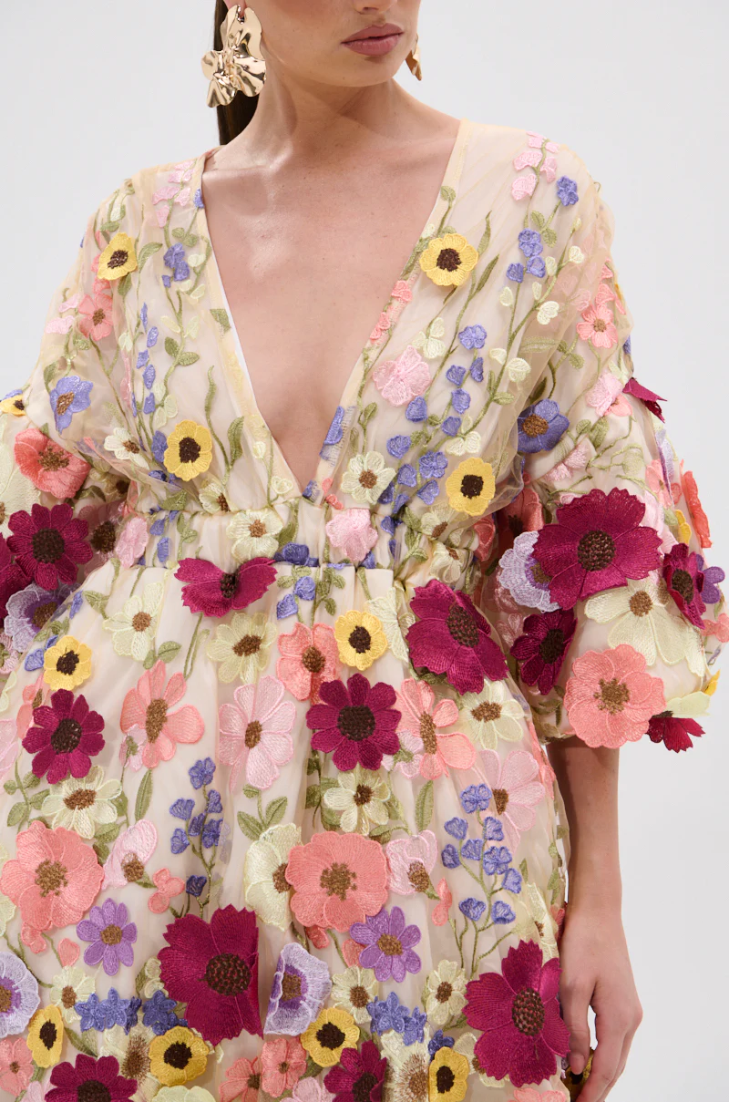FLORAL BABY MINI DRESS - Image 8