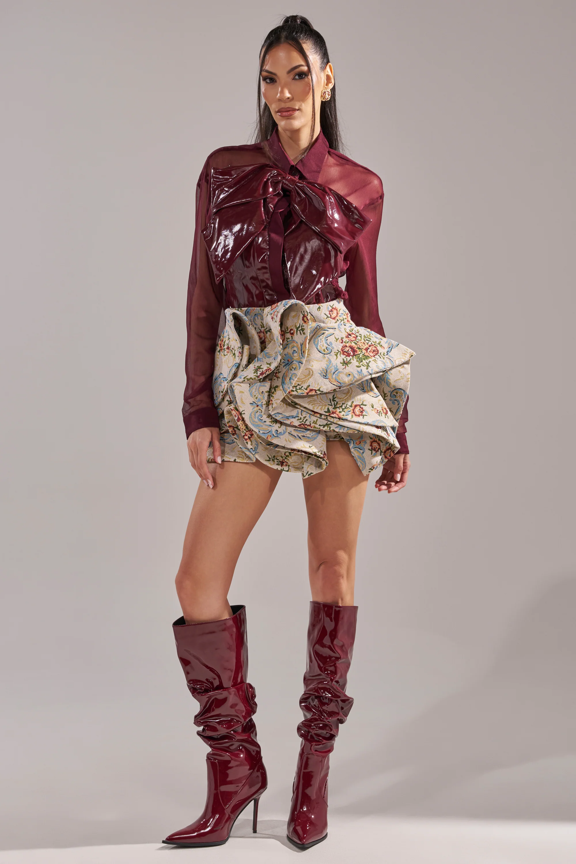 FLORAL BABY RUFFLE SKIRT - Image 7