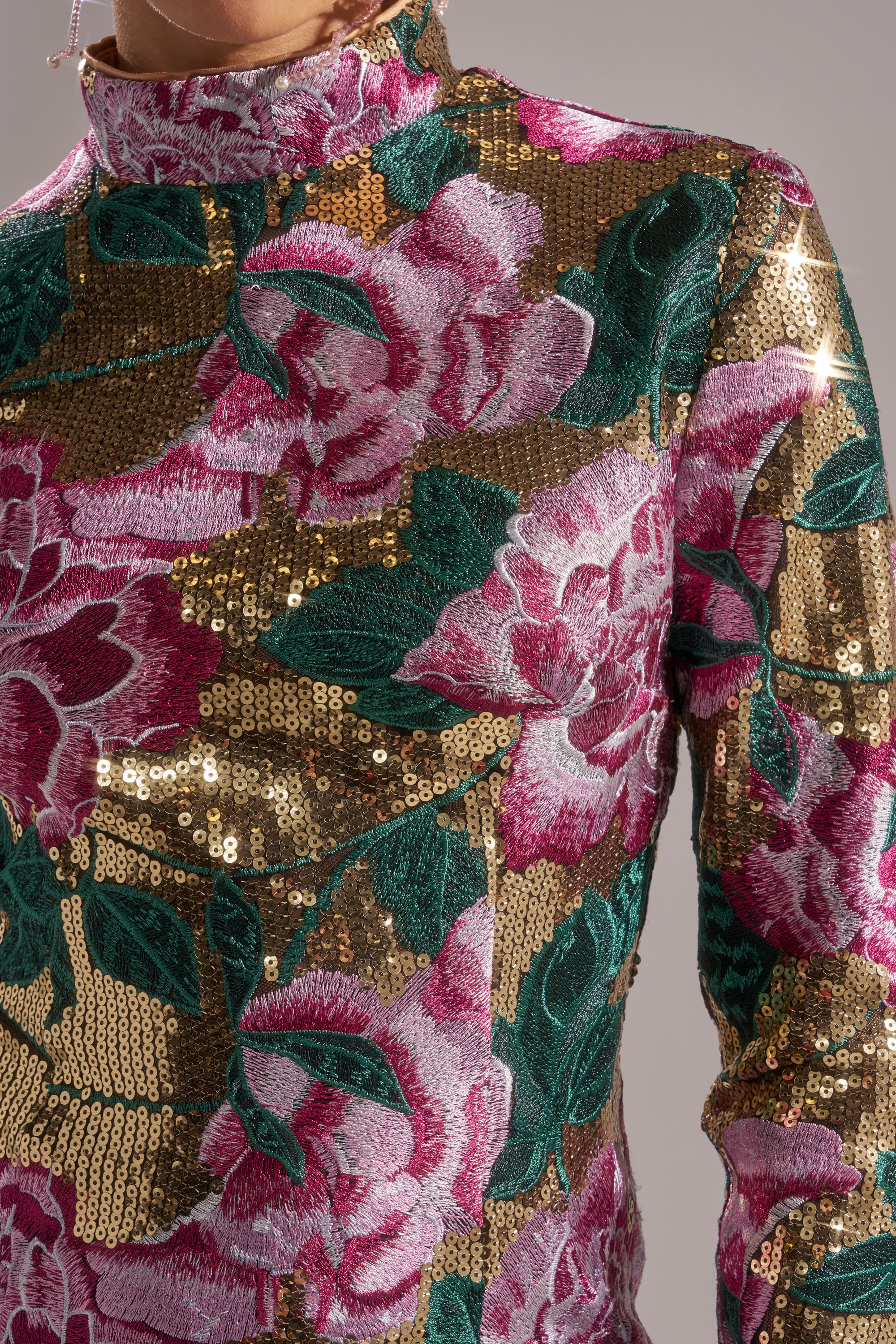 FLORAL BABY SEQUIN MINI DRESS - Image 7