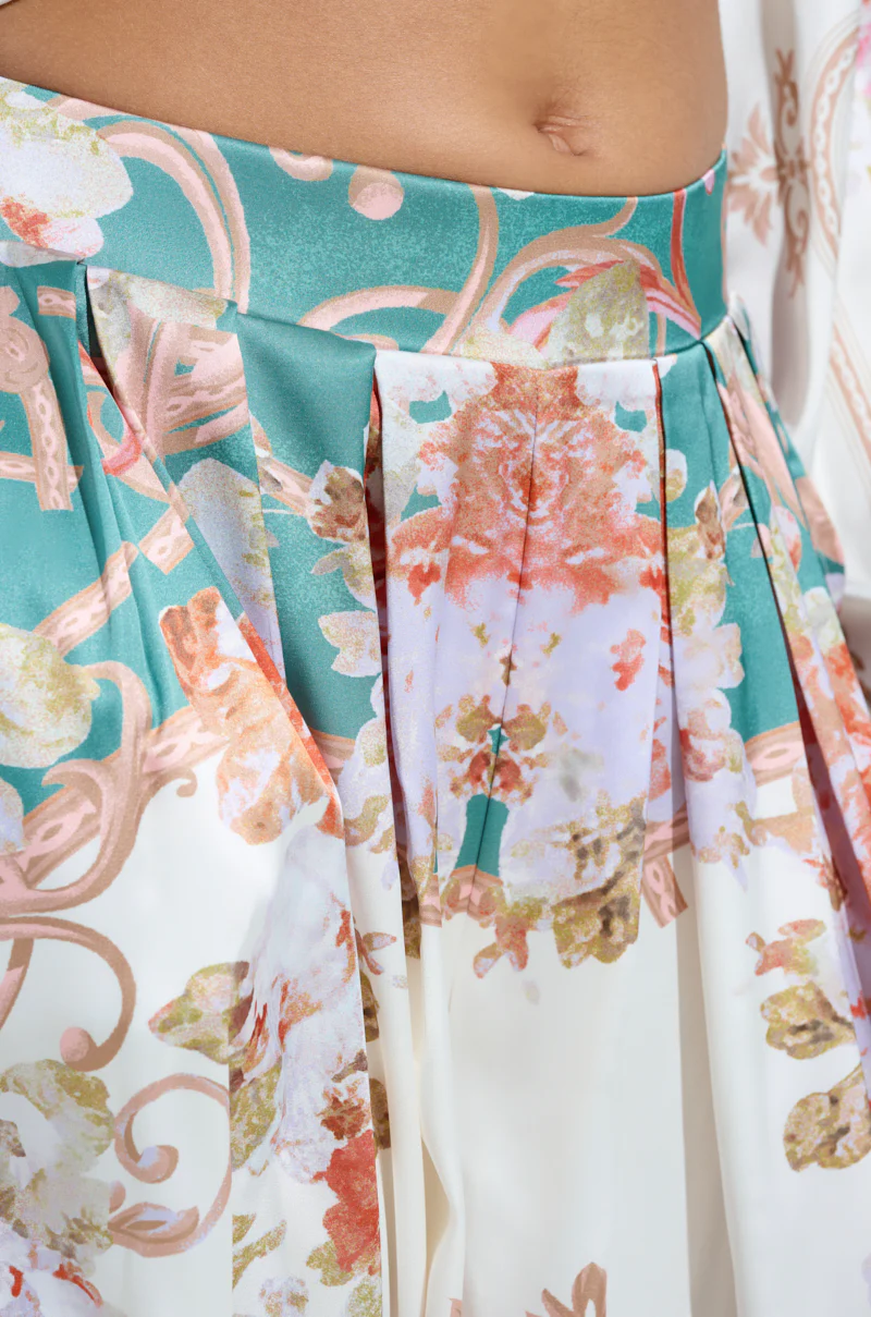 FLORAL GARDEN SATIN PALAZZO PANT - Image 6