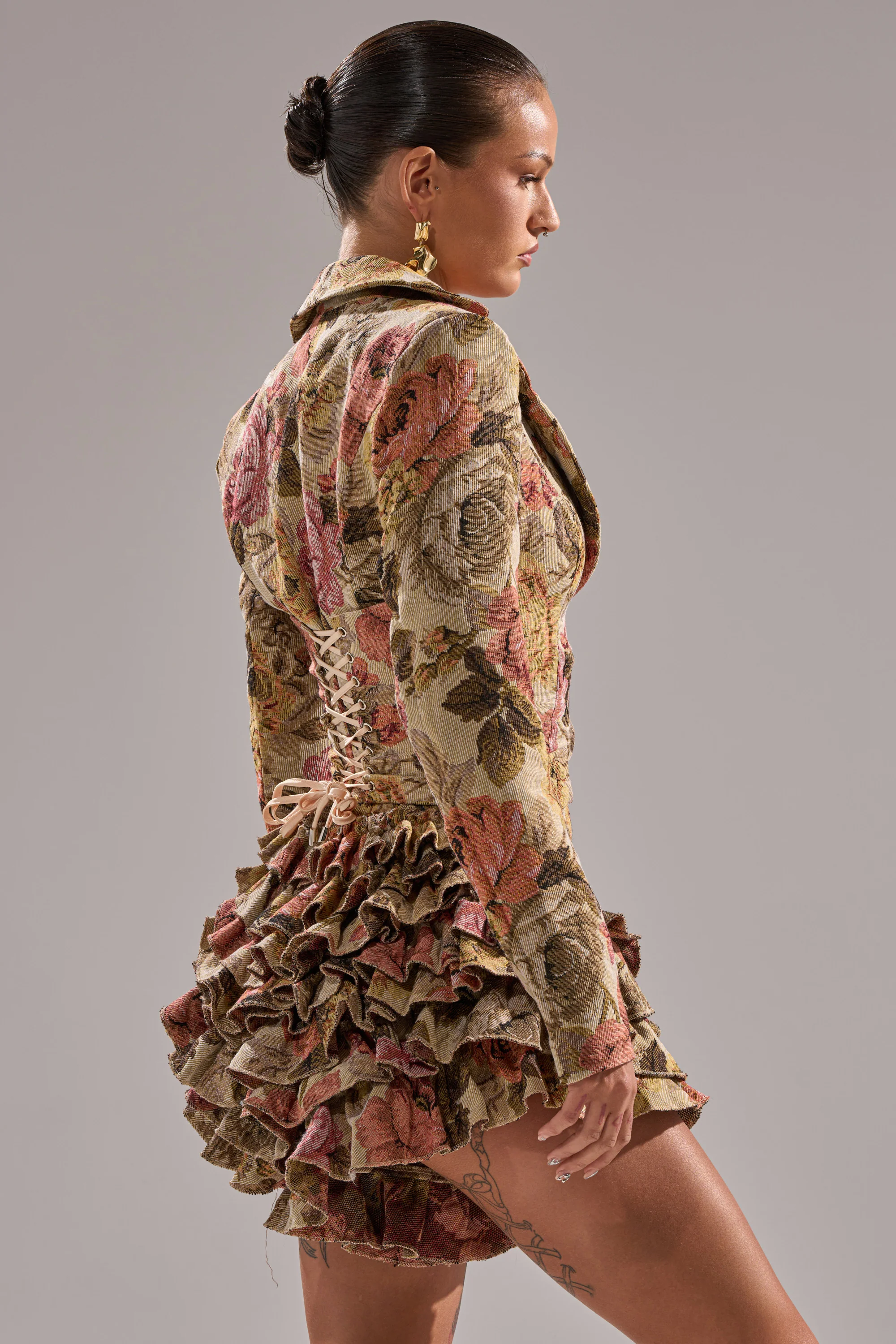 FLORAL HEAVEN TAPESTRY ROMPER - Image 4