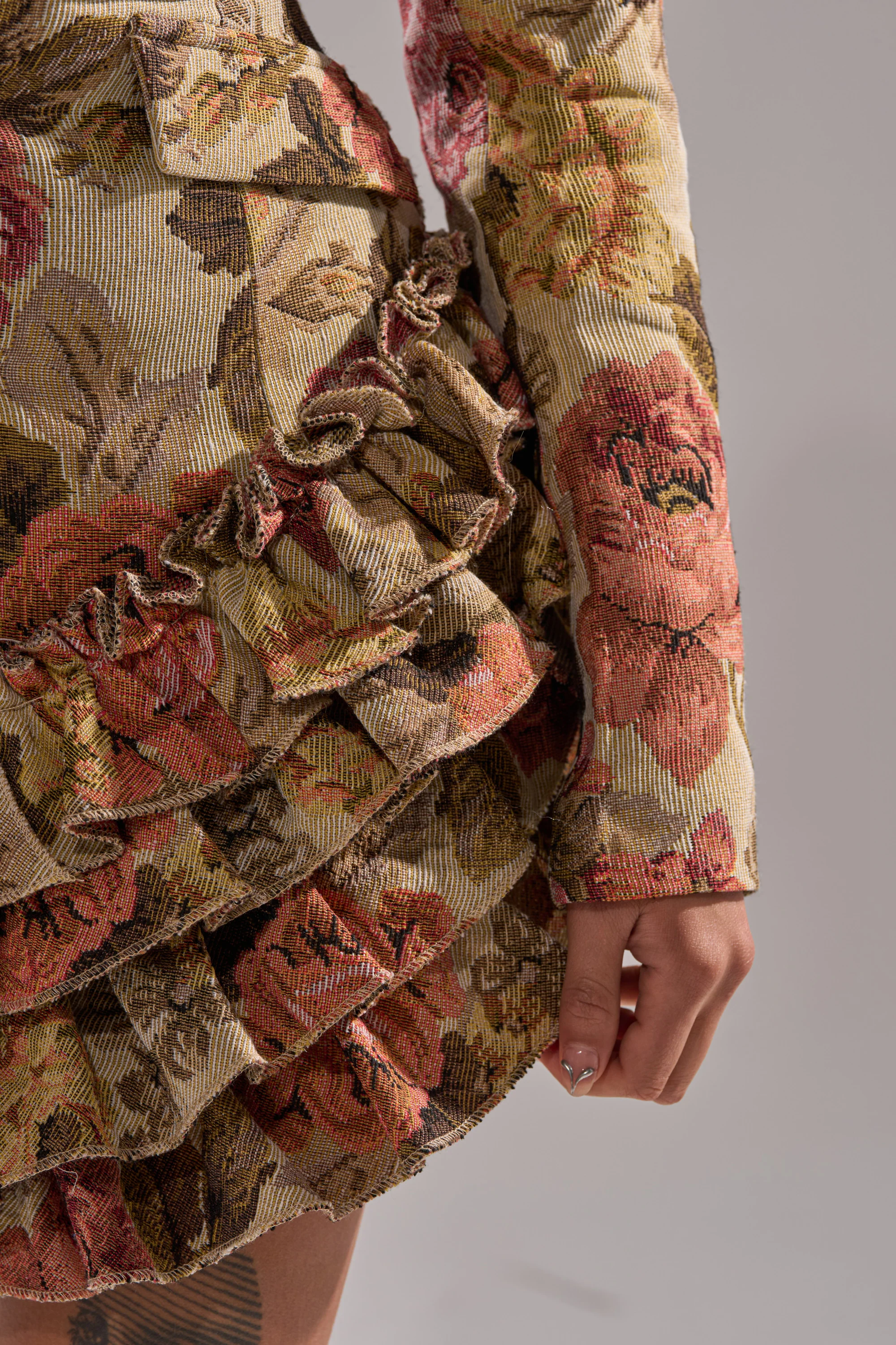 FLORAL HEAVEN TAPESTRY ROMPER - Image 8