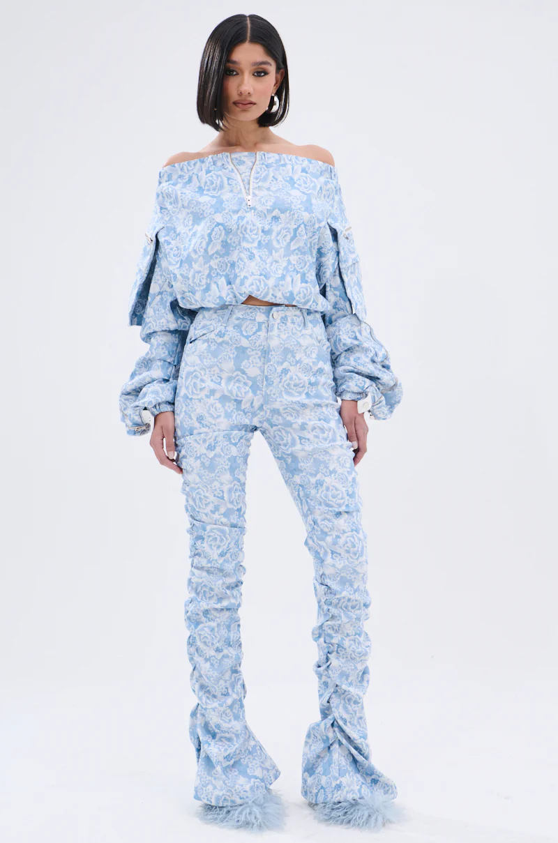 FLORAL LIFE OFF THE SHOULDER BLOUSE - Image 7