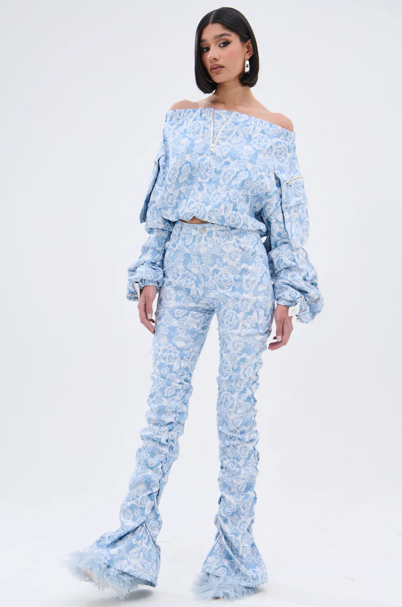 FLORAL LIFE OFF THE SHOULDER BLOUSE - Image 8