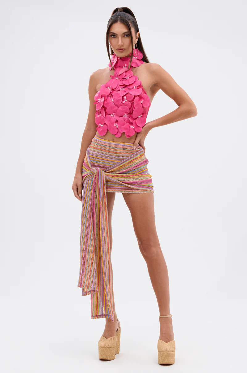 FLOWER BOMB TOP IN FUCHSIA - Image 8