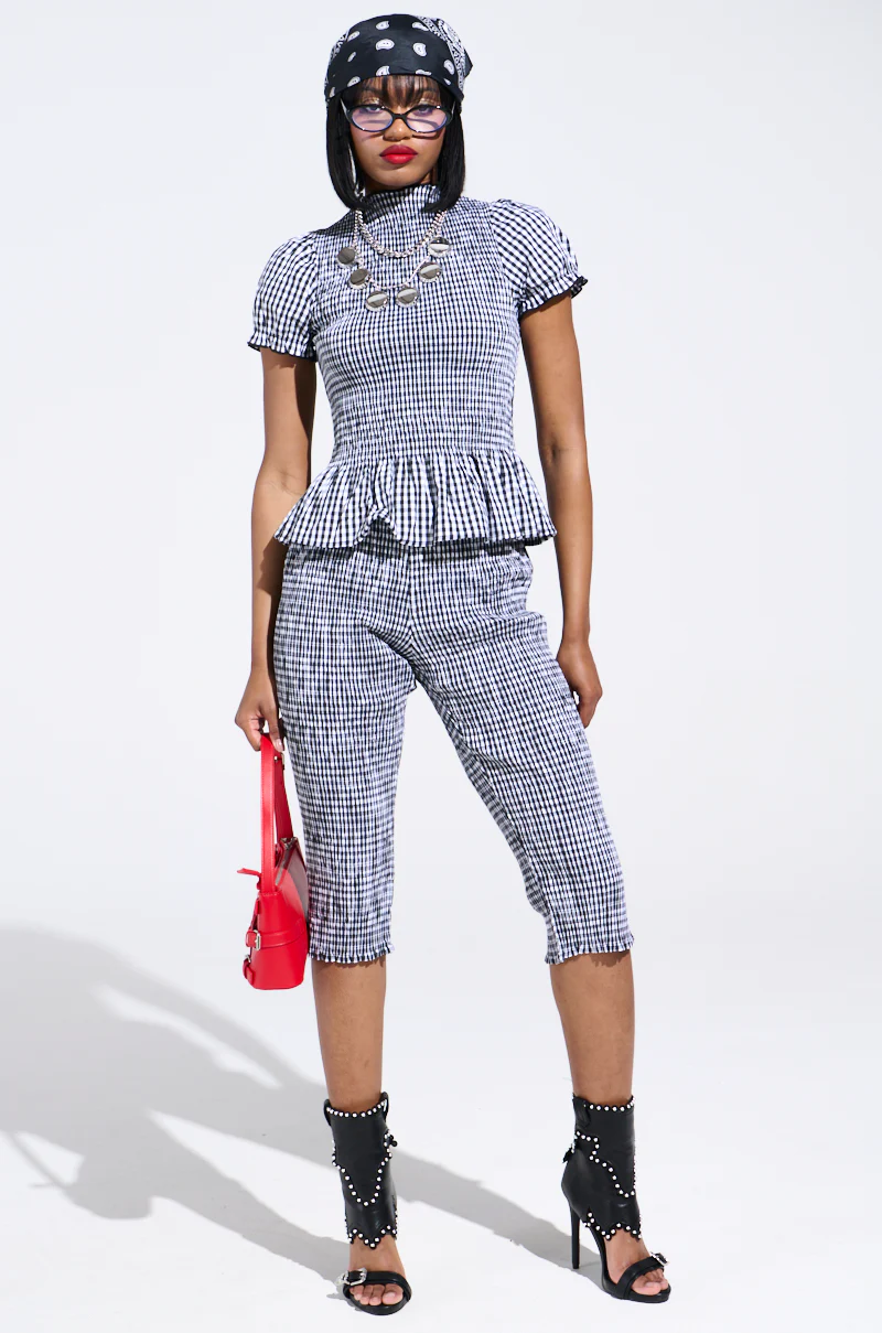 FLOWER CHILD RUFFLE CAPRI - Image 2