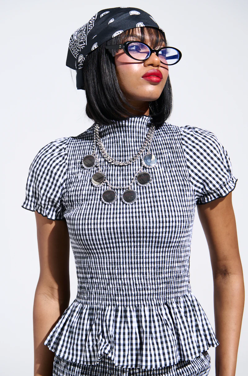 FLOWER CHILD RUFFLE TOP - Image 5