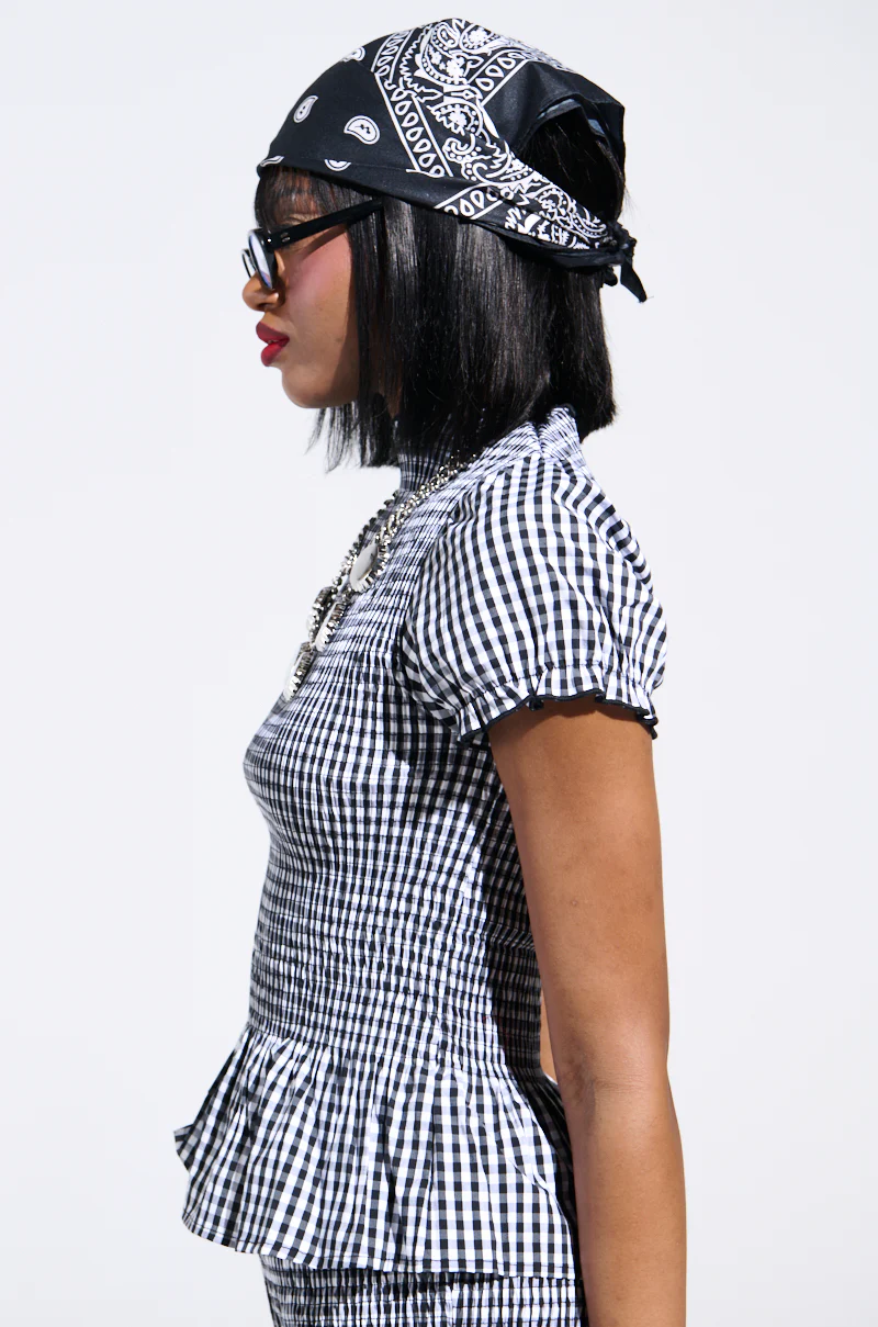 FLOWER CHILD RUFFLE TOP - Image 7