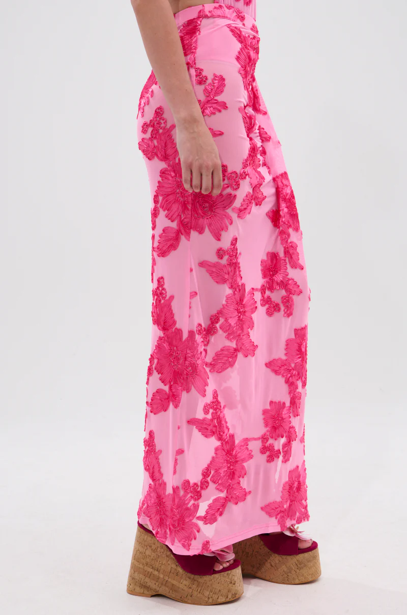 FLOWER GIRL MESH MAXI SKIRT - Image 6