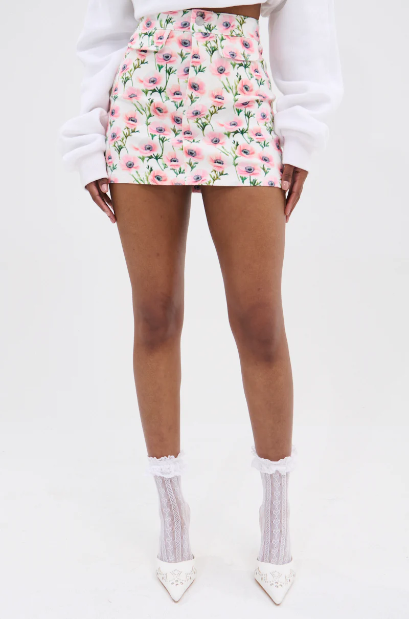 FLOWER GIRL MINI SKIRT - Image 2