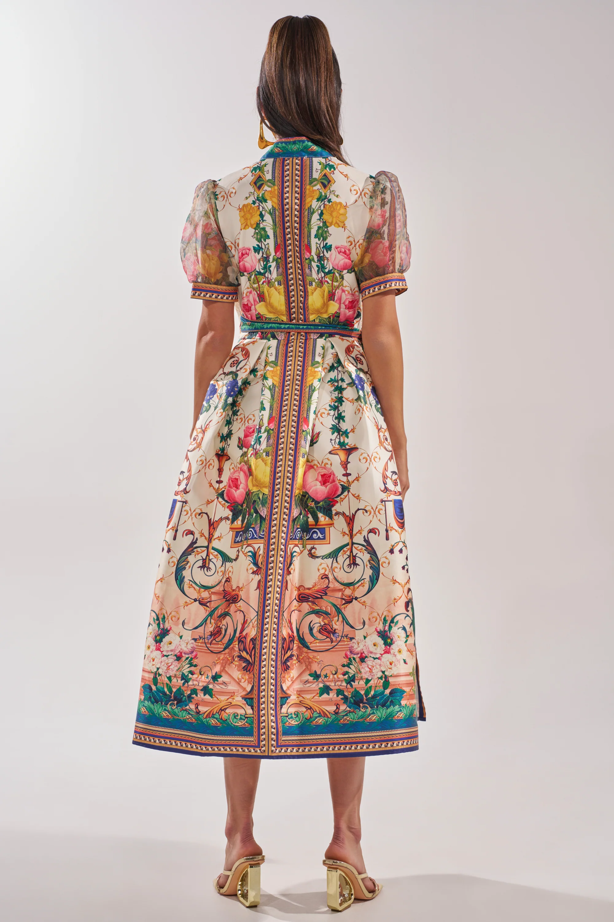FLOWER GIRL SATIN MAXI DRESS - Image 5