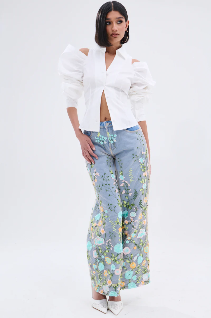 FLOWER POWER RELAXED DENIM - Image 5